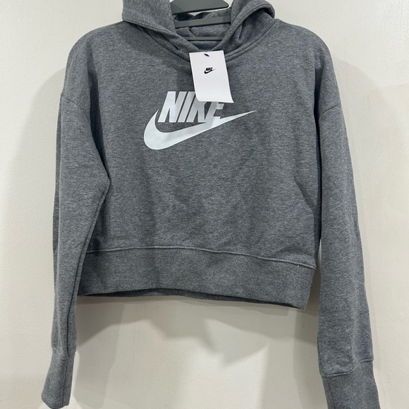 Nike girls  Charcoal Gray Hoodie - Picture 1 of 4